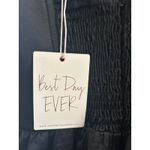 Show Me Your Mumu Nina Maxi Dress in Black Luxe Satin M NWT Photo 5