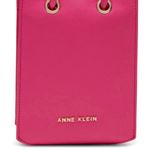 Anne Klein Mini Tube North/South Crossbody Bag Flash Pink Photo 2