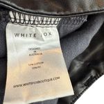 White Fox Boutique White Fox Size M Straight Leg Faux Leather Pant Black Going Out Edgy Alternative Photo 3