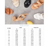 Chunky Heeled Square Open Toe Backless Block Double Strap Sandals Black 6 Photo 6