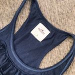 Hollister  Navy ruffle racer back tank top small Photo 3