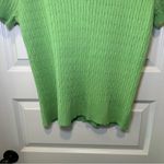 st. john's bay NWT St. John’s Bay Green Knit Collard Short Sleeve Polo Top size XL Photo 7