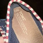 Toms Tom’s Americana patriotic 8.5 raffia woven slip on shoes Photo 2