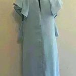 BCBG Maxazria Ice Blue Flutter Sleeve Shift Dress Size XS Photo 1