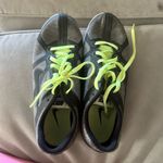 Nike Air Max Training Black and Gray Athletic Shoes with Lime Highlights Photo 4