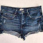 Good American  Women's Good 90's Denim Blue Jean Cuttoff Shorts Size 10/30 Photo 1