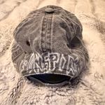 Gray Cap with White Tribal Design Photo 4