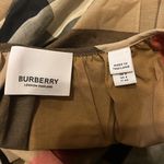 Burberry Round Neck Taupe Brown IP Check Cotton Belted Dress Size US 6 Photo 4