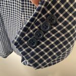 Ralph Lauren Vintage Lauren Navy Check Blazer | Women’s 12 | Made in USA Photo 7