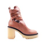 Free People NEW  Jesse Cutout Platform Boot Womens Size 41 English Tan Photo 4