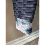 Women's Navy Tie Dye Polyester Casual Leggings Yoga Pant & Jacket 2 Pcs Set L/XL Blue Photo 11