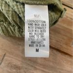 easel  Green Boxy 3/4 Sleeve Button Down Shirt Medium Photo 7