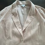 ⭐️ J. Jill Love 100% Linen Peach Jacket Blazer Button Casual Lightweight‎ 22 Size undefined Photo 1