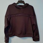 Under Armour Loose Fit Hooded Crop Sweatshirt Size Medium Photo 0