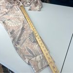Sundry  Pastel Leaf Print Soft Stretch Jogger Pants Drawstring Loungewear Size 4 Photo 13