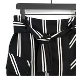 Maje  Jakila Midi Skirt Black White Stripe 40 (L) Photo 2
