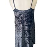 Victoria's Secret Victoria Secret 2017 black velour slip nightgown dress soft mini size XS Photo 2