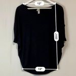 Bella Canvas Bella + Canvas Women’s Casual Loose Short Sleeve Tee Black Size Small NWOT Photo 5