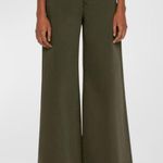 frame denim FRAME Wide Leg Tomboy Trouser Olive Green Photo 8