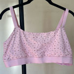 SKIMS NEW  PINK FLORAL SCOOP NECK BRALETTE Size‎ L Photo 0