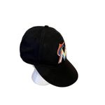 Miami Marlins Embroidered Logo Strap Back hat cap Blue Size XS Photo 6