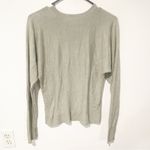Lululemon  Light Green Knit‎ Pullover Sweater Thumbhole Photo 2