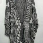 Pink Rose  Kimono Sweater Aztec Design size Medium Photo 0