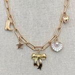 Beachy Cowgirl Charm Necklace Gold Photo 0