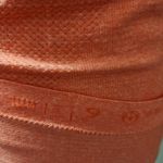 Lululemon Run Swiftly salmon charcoal contrast seamless long sleeve tee size 6 Photo 6