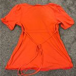 Y2K Babydoll Top Orange Size L Photo 2
