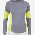 FootJoy  Hoodie Womens Small‎ Gray Neon Yellow Golf Layer Activewear Athleisure Photo 0