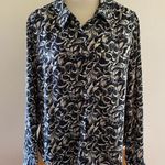 Kathy Ireland Abstract Blouse Shirt Vintage Large Photo 0