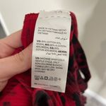 Soma  Red Cheetah Animal Print Button Down Shirt Small Photo 2