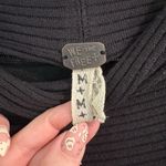 We The Free Free People  Black Ribbed Open‎ Back Ribbed Top- Size Medium Photo 4