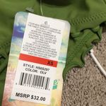 Hobie Olive green scalloped edge bikini bottoms.… Photo 5