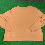 Nike Women’s 0X Orange Sweatshirt Swoosh Soft Cozy Lounge Crewneck Photo 5