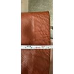 Lantry Leathers Red/Brown Leather Coat With Fur ~ Penny Lane Boho Excellent Cond Brown Size M Photo 13