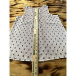 Fun 2 Fun White Feather/Aztec‎ Sleeveless V Neck Shirt Size Small Lightweight Photo 4