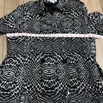 Kenneth Cole Snake Skin Print Trench Coat Jacket Size Medium Photo 8