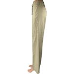 Lee NEW Flex Motion Beige Mid Rise Straight Wide Leg Trousers Dress Pants Size 6 Photo 1