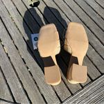 A New Day Nwt Size 9 Women's Kathleen Raffia Buckle Block Heels -  wedding summer Photo 8