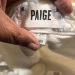 Paige  Women’s Size 29 Skyline Ankle Peg White Skinny Jeans Photo 4