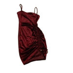 Charlotte Russe  Mini Dress Velvet Ruched Party Clubwear XS Photo 2