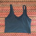 TEAL BASIC ATHLETIC TANK CROP TOP Blue Size M Photo 1
