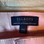 Talbots NEW Light Pink Ankle Jeans Stretch Denim Sz 26W Photo 11