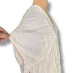 Chico's Chico’s White Embroidered Boho Floral Kimono Open Front Drape Cardigan One Size Photo 4