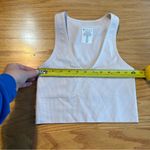Athleta  Ribbed Crop Top Cream/light Pink Color Size XS Photo 2