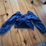 Anthropologie  Sunday In Brooklyn Back Bow-Tie Blouse Photo 3