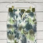 FEAT Womens Jogger Sweatpants Blanket Blend Green Tie Dye Lounge Pants Sz Small Photo 1