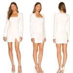 NBD Revolve NBR Long Sleeve Hastings Mini Dress in White NWT Size Small Photo 1
